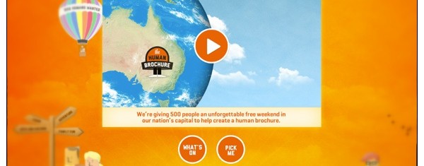 Australian Capital Tourism giving 500 people a weekend away in Canberra – The Human Brochure