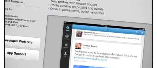 New Twitter App for iPad – available in an iTunes store near you!