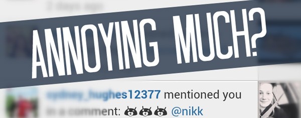 That unwanted Instagram mention