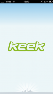Keek - Splashscreen